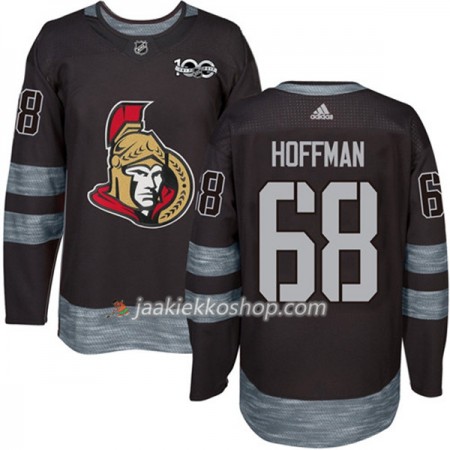 Miehille NHL Ottawa Senators Pelipaita Mike Hoffman 68 1917-2017 100th Anniversary Adidas Musta Authentic Miehille NHL Ottawa Senators Pelipaita Mike Hoffman 68 1917-2017 100th Anniversary Adidas Musta Authentic